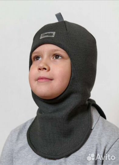 Детская зимняя шапка шлем Sokoke