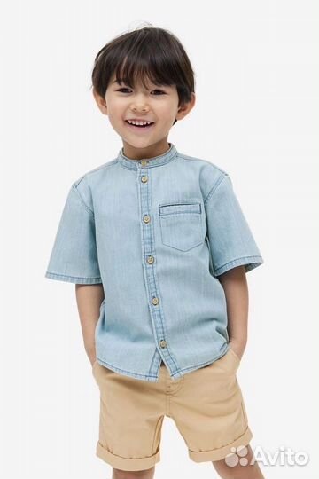 Комплект H&M шорты и джинсовая рубашка