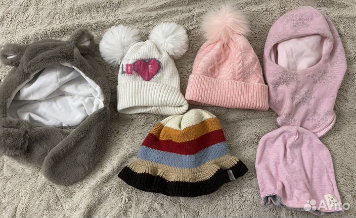 Шапка для девочки 2-3 года