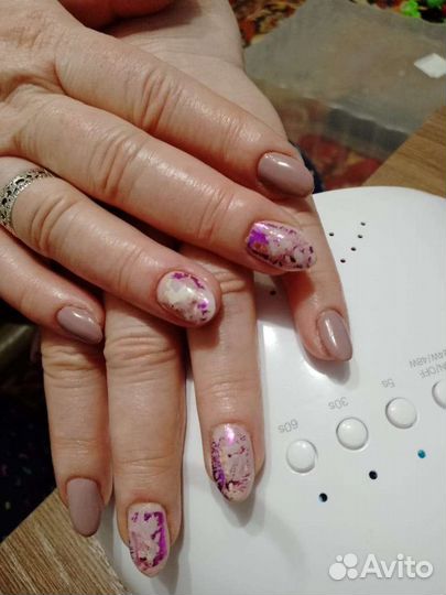 Маникюр на дому наращивание ногтей