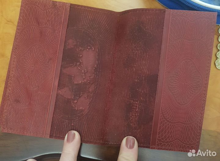 Обложка для автодокументов натуральная кожа