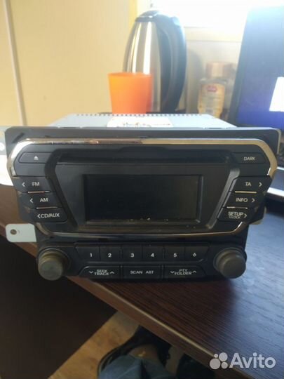 KIA RIO штатная магнитола