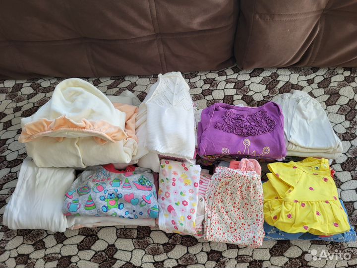 Детские вещи для девочки пакетом