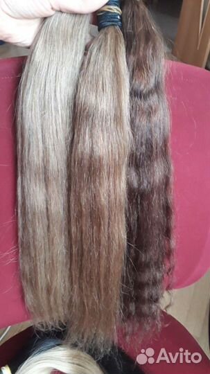 Волосы для наращивания 55-60см