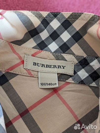 Burberry 10 лет, 140 см. Рубашка.Оригинал