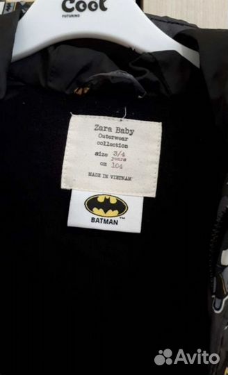 Куртка zara baby batman, 98р