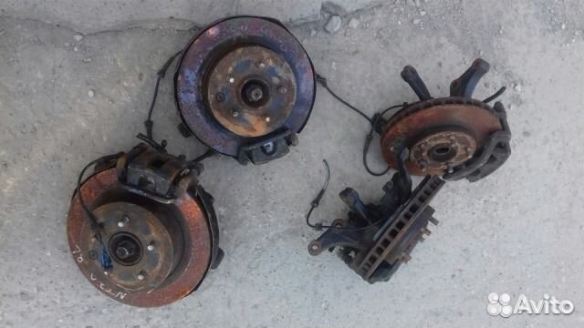 Ступица, суппорт, тормозной диск, ниссан икстрейл