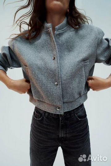 Драповый бомбер