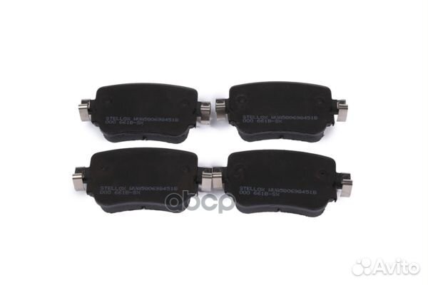 Колодки дисковые задние с антискрип. пластинами