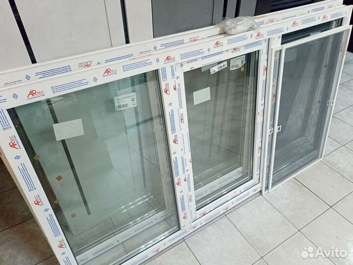 Окно пвх 1980*1050 мм и 1910*1050 мм