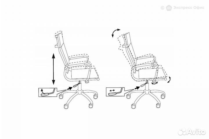 Кресло для руководителя Бюрократ CH-993/camel