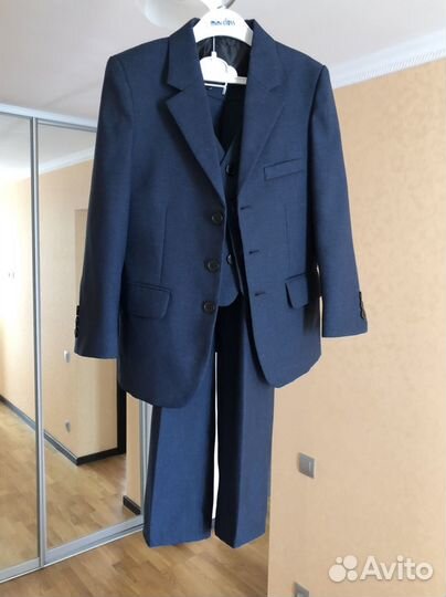 Школьная форма синяя для мальчика 116-122 см