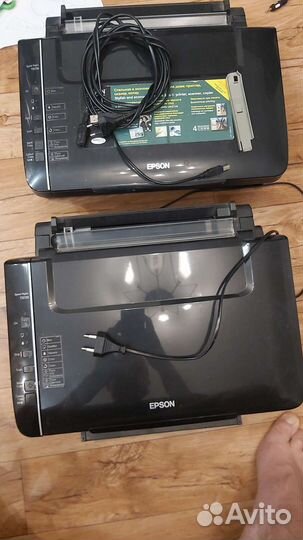 Цветной снпч принтер сканер epsonTX119(TX117)за2шт