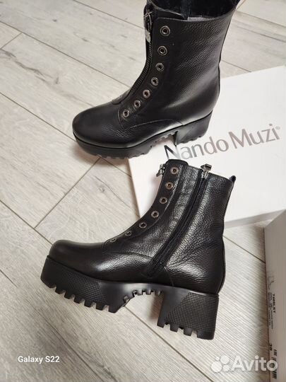 Nando muzi ботинки новые зимние 38 оригинал