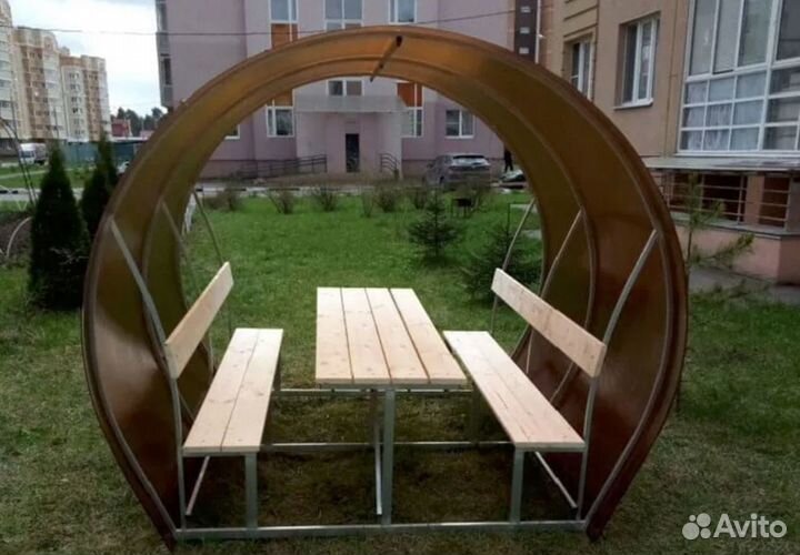 Беседка из поликарбоната