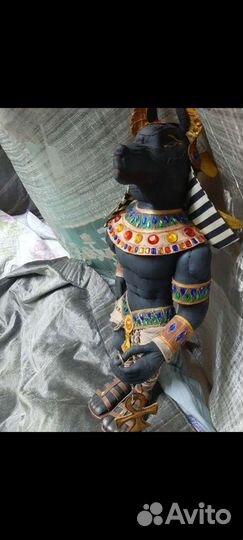 А игрушка египетский бог ручная работа