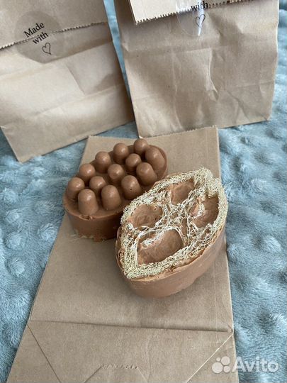 Массажное мыло с люфой