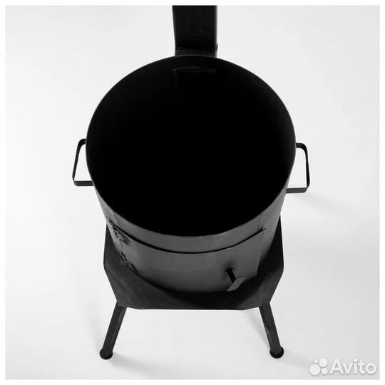 Печь для казана усиленная премиум 3мм с тр дв