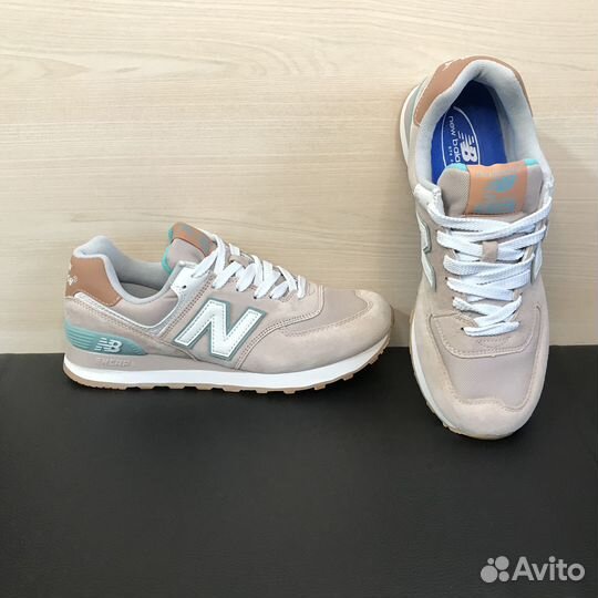 Кроссовки New Balance 574 розовые женские