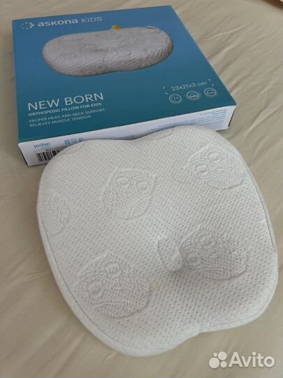Подушка ортопедическая аскона для младенца