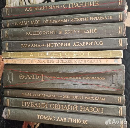 Серия книг Литературные памятники (1964-1990 гг)