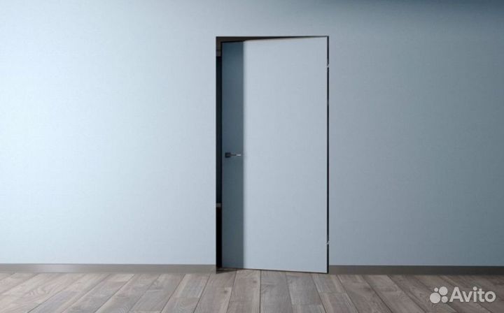 Скрытая дверь под отделку