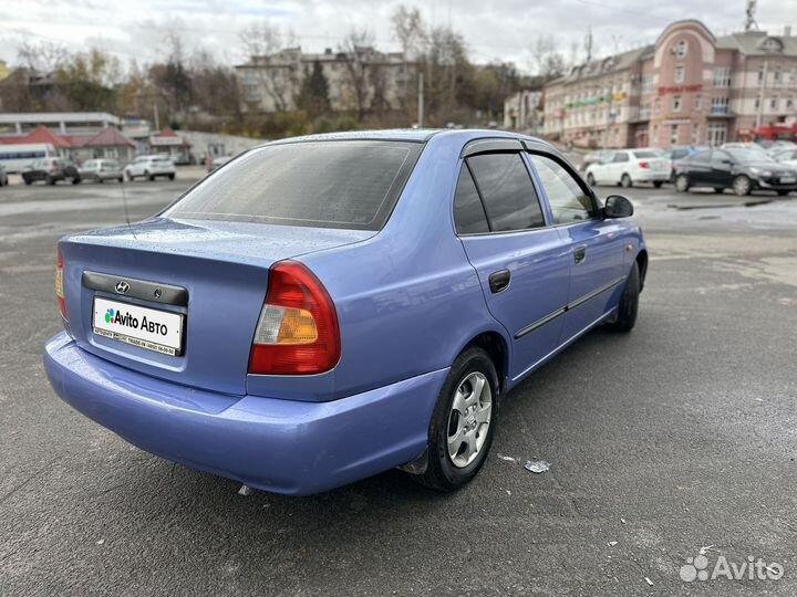 Hyundai Accent 1.5 МТ, 2007, 245 000 км