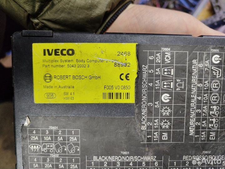 Блок управления Multiplex Body Iveco Stralis