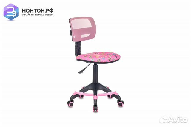 Кресло детское Бюрократ CH-299-F розовое / принт с