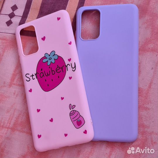 Чехол силикон на samsung s20+