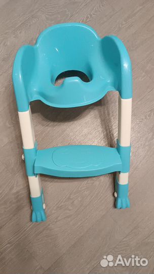 Сиденье на унитаз детское с ступенькой