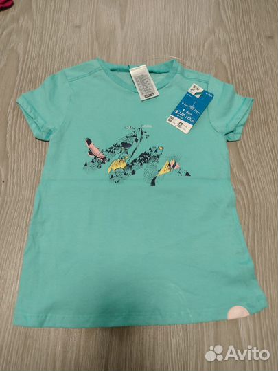 Хлопковые яркие футболки для девочки и мальчика