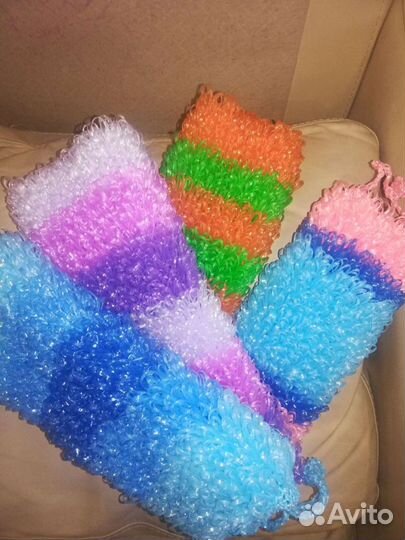 Мочалка ручной работы