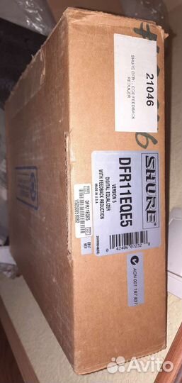 Shure DFR11EQE5 Проц подавитель обратной связи Pro