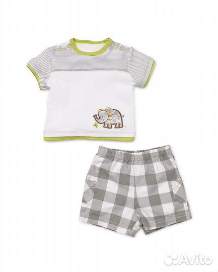 Новый костюм 6 мес (шорты и футболка)