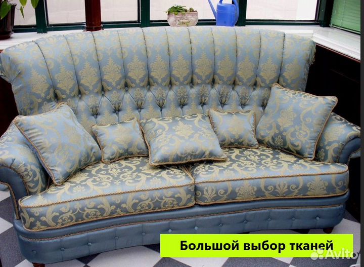 Перетяжка и изготовление мебели