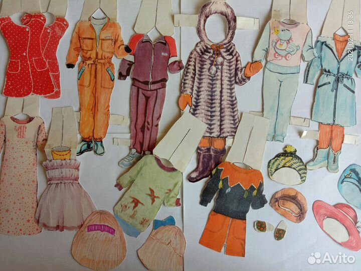 Бумажная кукла СССР