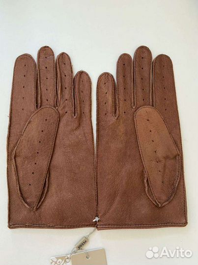 Мужские кожаные перчатки новые