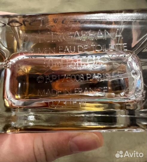 Мужской парфюм Dolce gabbana новый