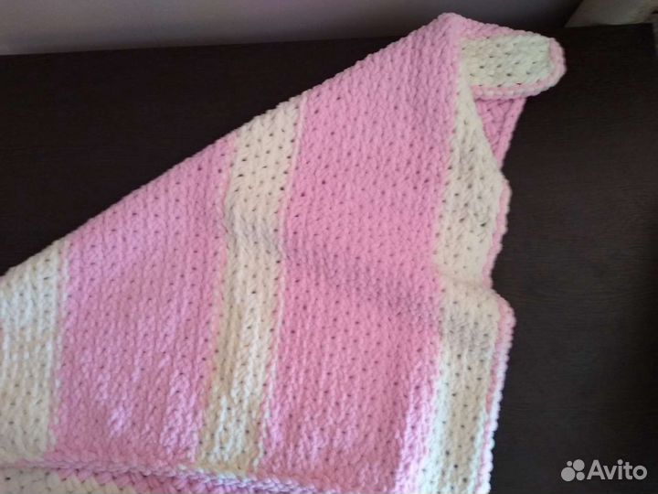 Плед детский вязаный