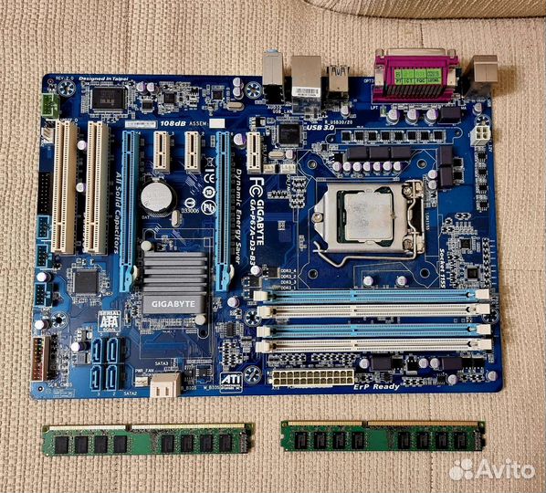 Intel i5 2500 + мат. плата + 8 гб озу