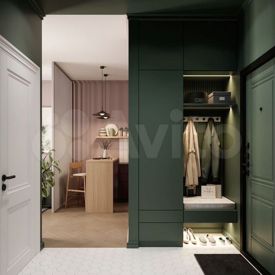 1-к. квартира, 40,7 м², 12/18 эт.