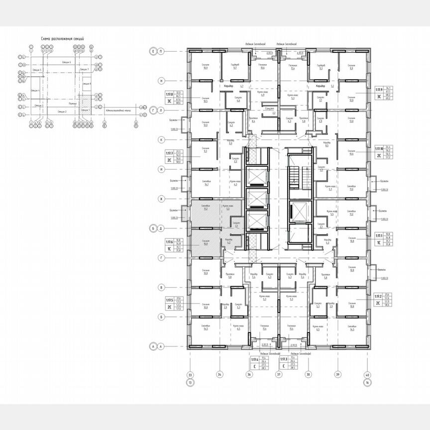 1-к. квартира, 35,8 м², 17/31 эт.