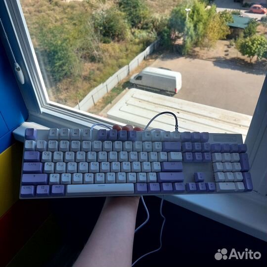 Игровая клавиатура dexp window и мышь defender