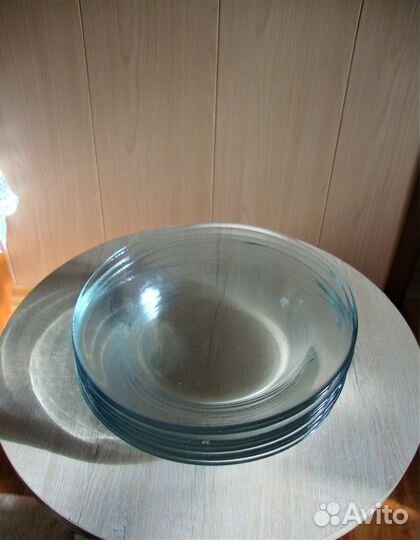Тарелки стекло 9 штук