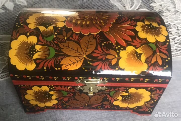 Кухонная утварь из дерева хохлома СССР