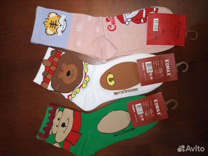 Носки новогодние. Женские