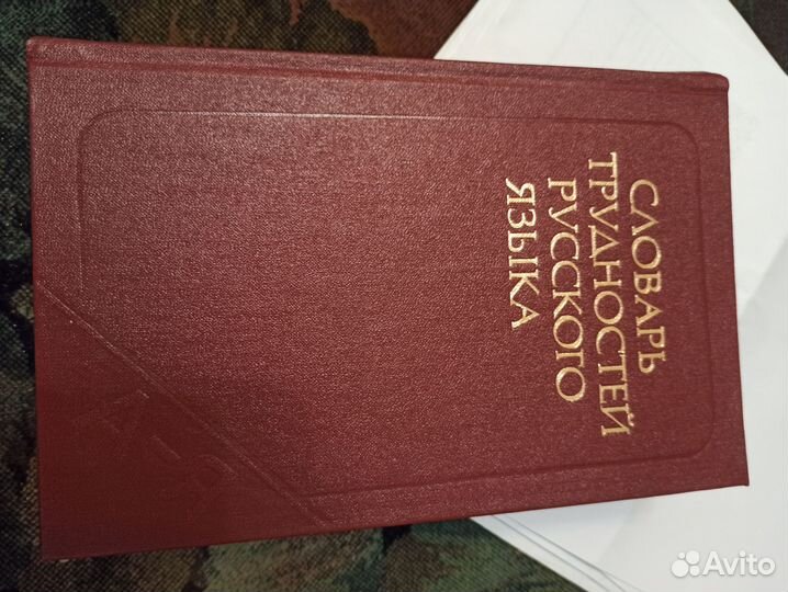 Словарь трудностей русского языка