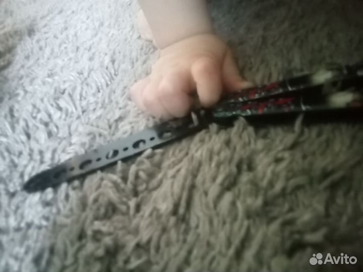 Тренировочный нож бабочка