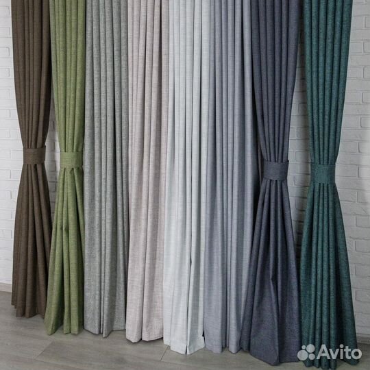 Шторы блэкаут Массимо готовые